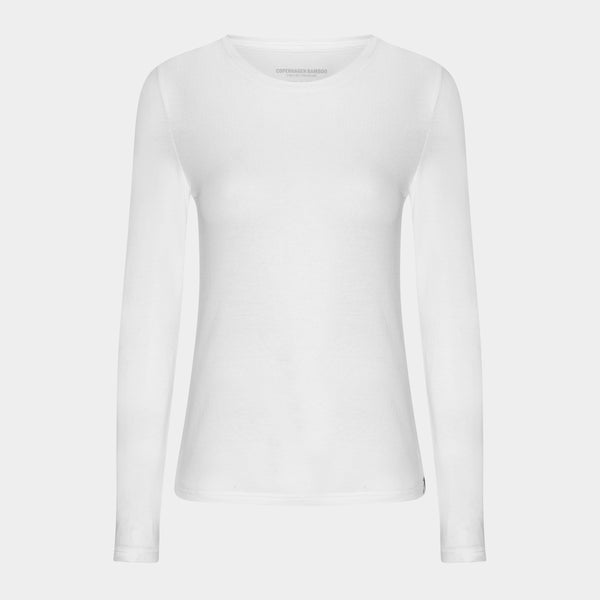 3er-Pack Langarm-Bambus-T-Shirt schwarz/weiß/marine