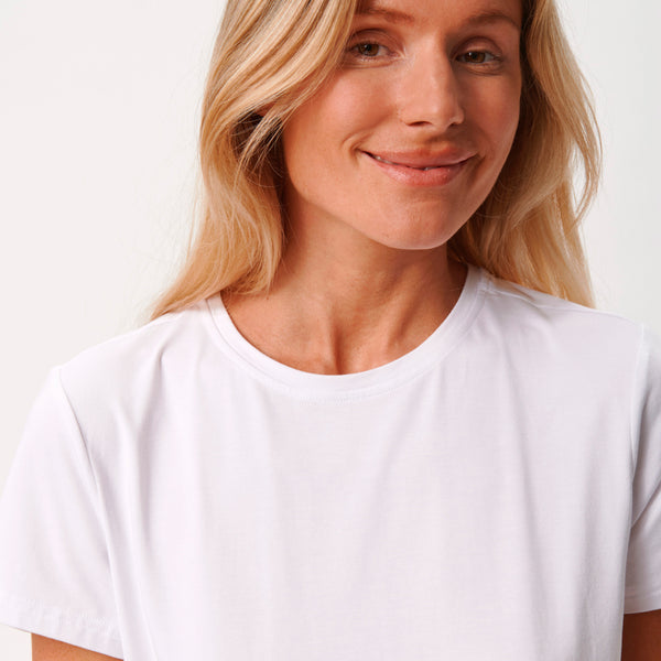 3er-Pack weißes Bambus-T-Shirt