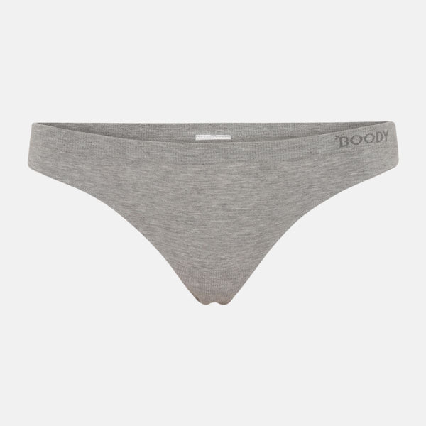 Grauer Bambus G-String Panty