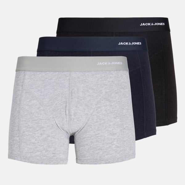3er-Pack Bambus-Unterhosen in Schwarz/Grau/Marineblau