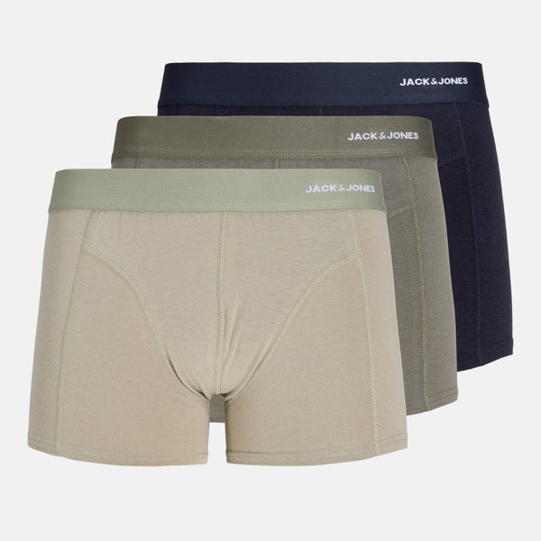 3er-Pack Bambus-Unterhosen in Oliv, Grün und Marineblau