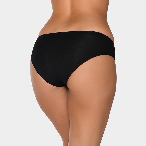 3er-Pack Bamboo tai panty - schwarz
