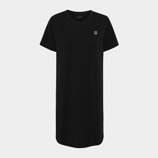 Schwarzes Nachthemd aus Bambus