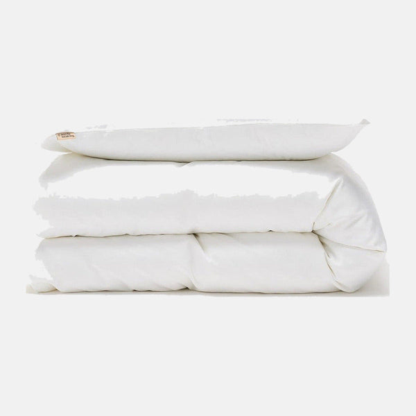 Bambus sengetøj hvid fra Nordic Weaving