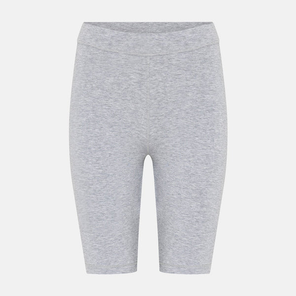 Lys grå melange bambus bike shorts fra JBS of Denmark
