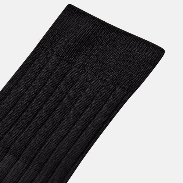 Schwarze Socken aus Bambus