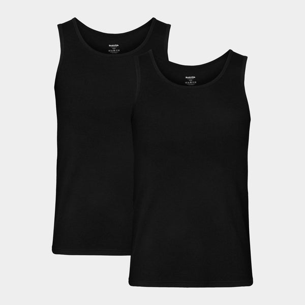 2 sorte rib bambus tank tops XXL Resteröds