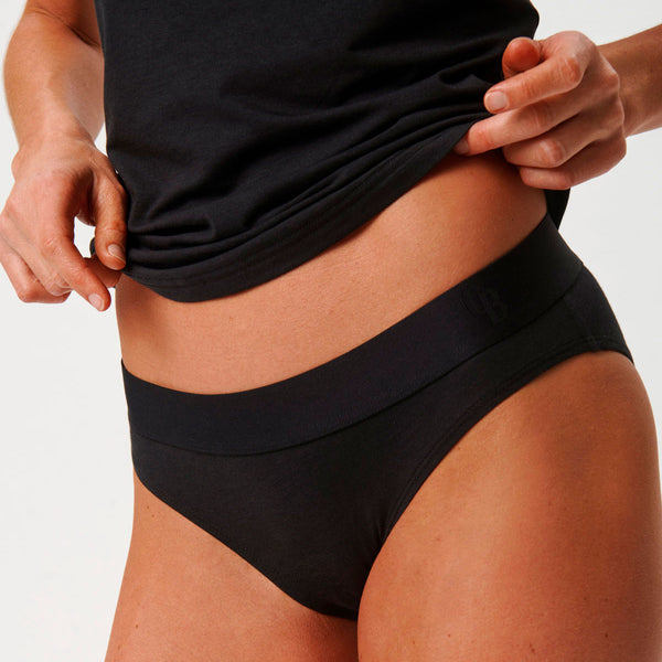 Sorte bambus tai trusser - 3 pak    Copenhagen Bamboo