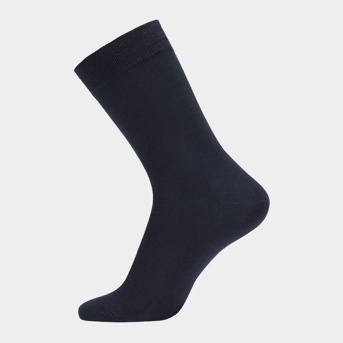 Navy Bambus Strømper 45-48 Egtved