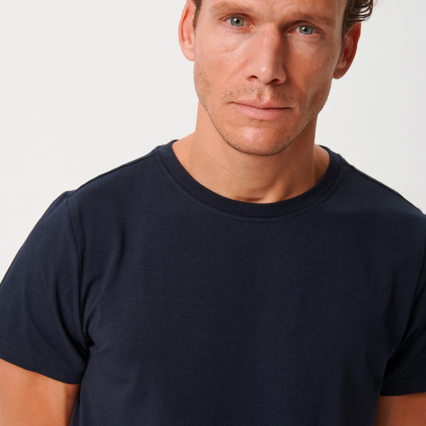 Navy crew neck bambus T-shirt    Copenhagen Bamboo