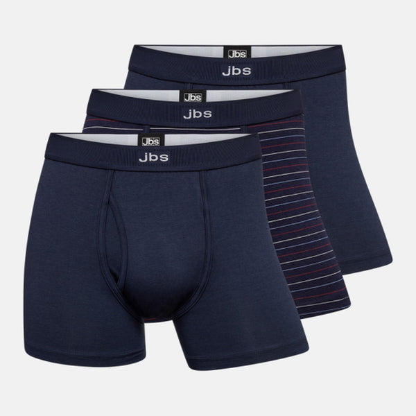 3 pak navy bambus underbukser med gylp