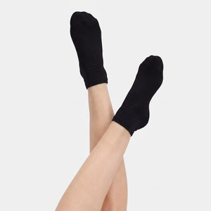 10 pak sort bambus sneakerstrømper   Decoy