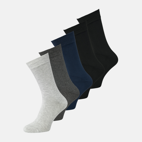 JACBASIC Bambus Socken Mix 5er Pack