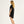 Schwarzes Bambus-T-Shirt-Kleid