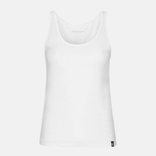 Weißes Bambus-Tanktop - 2er-Pack