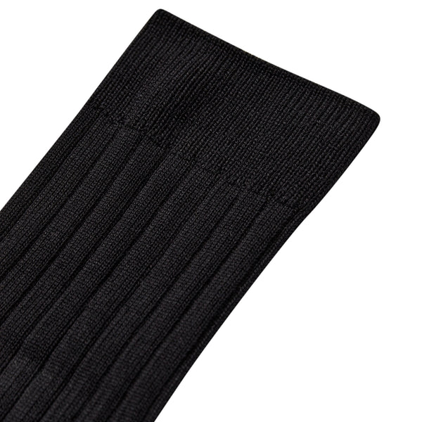 Schwarze Socken aus Bambus