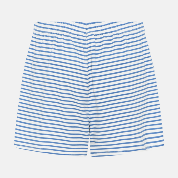 Kimmy bamboo night shorts - hellblau gestreift