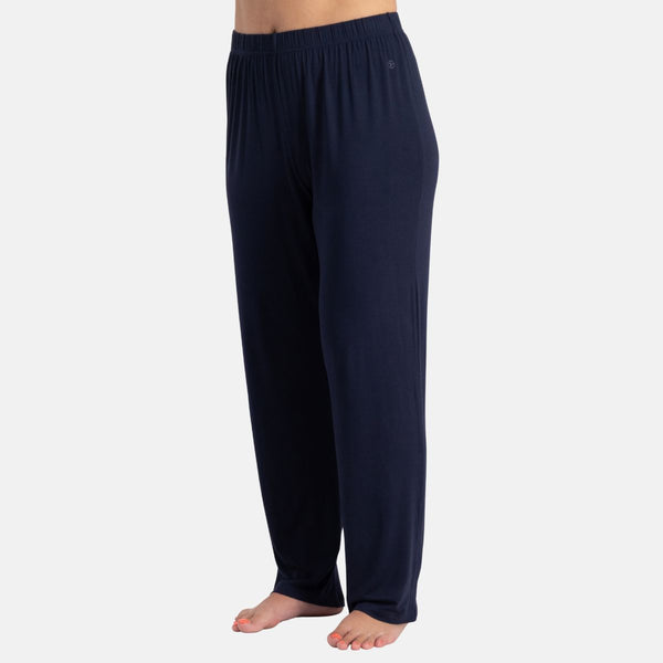 Nina Langarm-Pyjama-Set navy