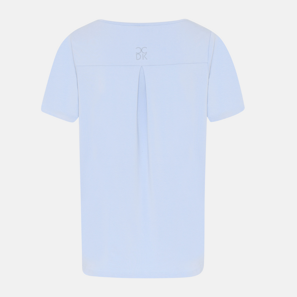 Bea Kurzarm-Bambus-T-Shirt - Kentucky Blau