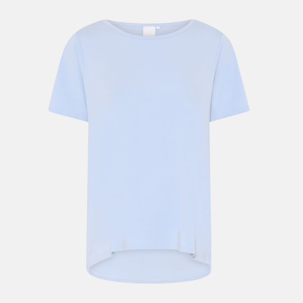 Bea Kurzarm-Bambus-T-Shirt - Kentucky Blau