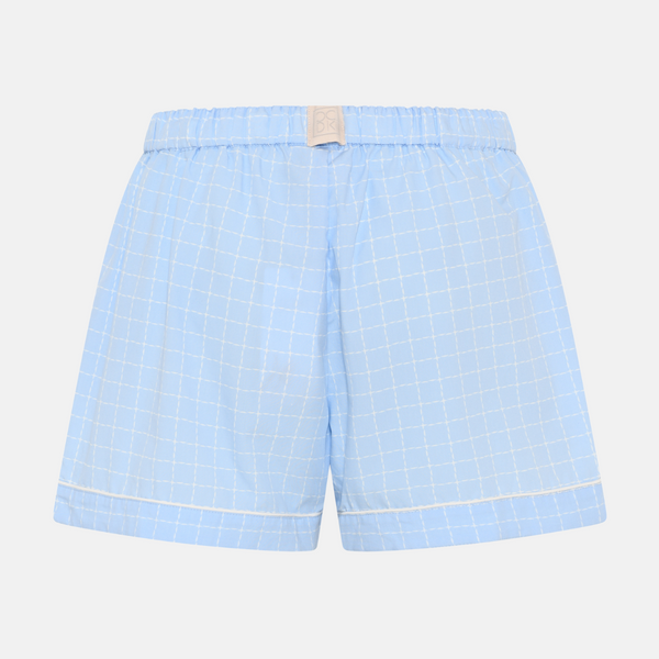 Katrina Bambus-Nachtshorts - hellblau