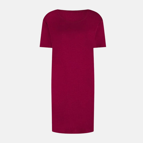 Nora Bordeaux natkjole fra Bamboo Basics