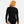 Liv Bambus V-Ausschnitt Langarm-T-Shirt - schwarz 2er Pack