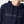 Marineblauer Bambus-Kapuzen-Jogginganzug mit Logo