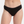 Lola Bambus G-String Slip mit schmalem Gummibund - schwarz 3er Pack