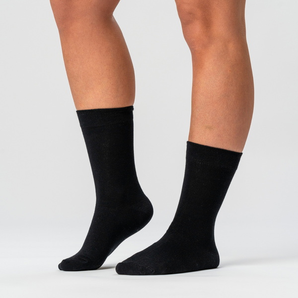 Bamboo Pack - BH & Maxi-Slips & Strümpfe - Schwarz