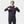Dunkelgrauer Kapuzenpulli aus Bambus mit Logo