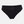 Black bamboo thong panties