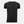 Schwarzes Bambus-T-Shirt mit V-Ausschnitt
