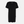Bambus-T-Shirt-Kleid schwarz