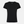Schwarzes Bambus-T-Shirt mit Rundhalsausschnitt