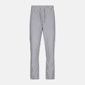 Hvid stribet bambus pyjamassæt med brede striber fra JBS of Denmark