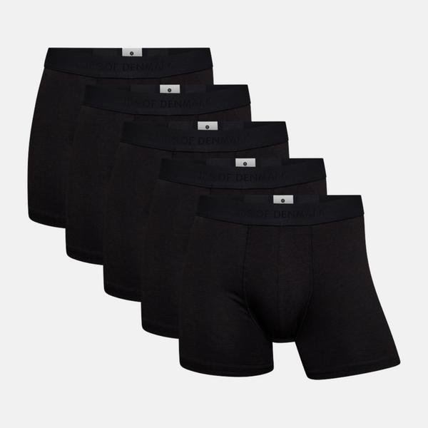 5 Packungen schwarzer Bambus-Unterhosen