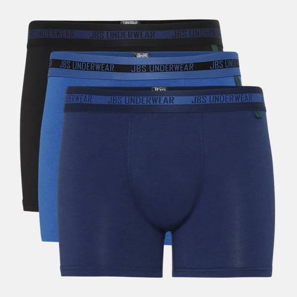 3 Paar Bambusunterwäsche schwarz - blau - navy