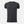 Dunkelgraues Bambus-T-Shirt mit V-Ausschnitt
