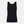 Schwarzes Bambus-Tanktop mit femininen Details