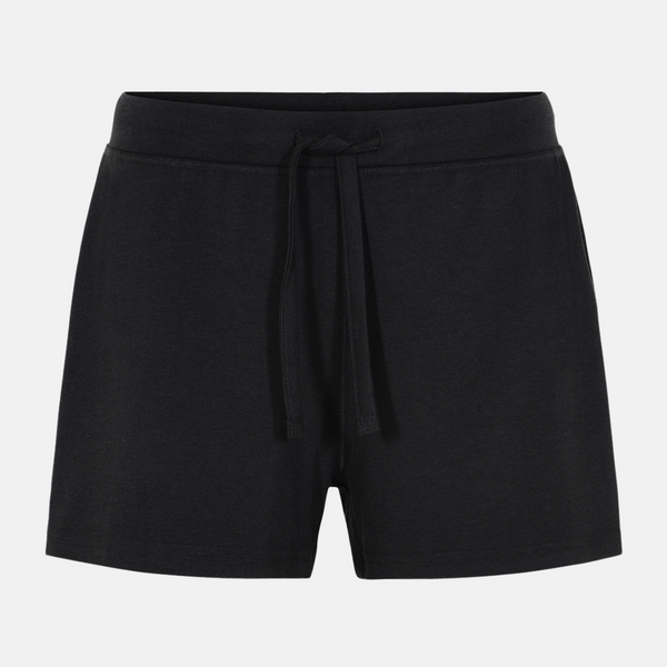 Schwarze Bambusshorts