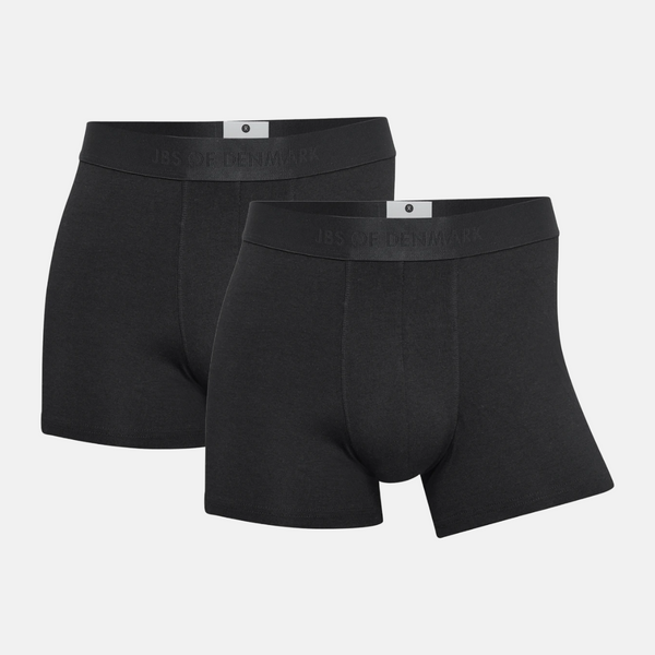 2 Pack schwarze Unterhosen aus Bambus
