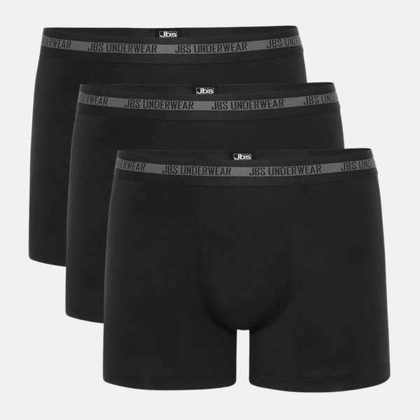 3 Paar Bambus-Unterhosen schwarz