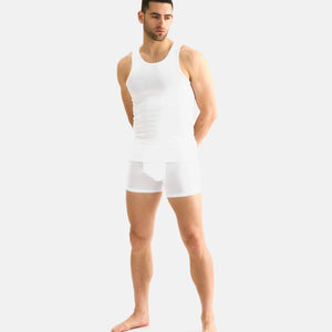 2 pak hvid bambus tank top fra JBS