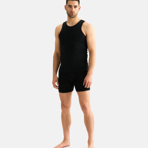 2 pak Sort bambus Tank Top fra JBS