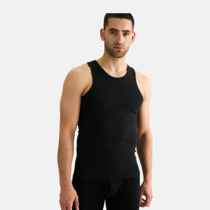 2 pak Sort bambus Tank Top fra JBS