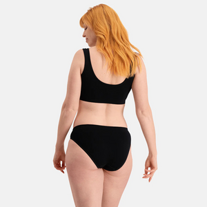 3 pak bambus tai trusser seamless i sort fra Bamboo Basics billede 5