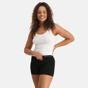 2 pak Sort bambus Boxershorts fra Bamboo Basics