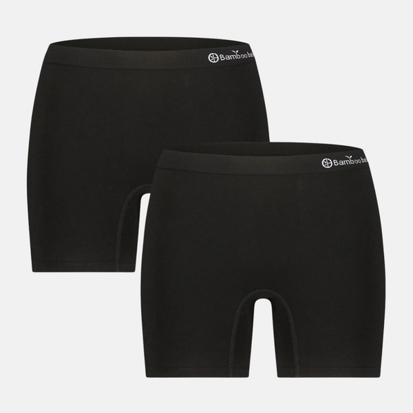 Selena Boxershorts aus Bambus - Schwarz 2er-Pack