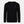 Langärmeliges Sweatshirt aus Bambus - schwarz
